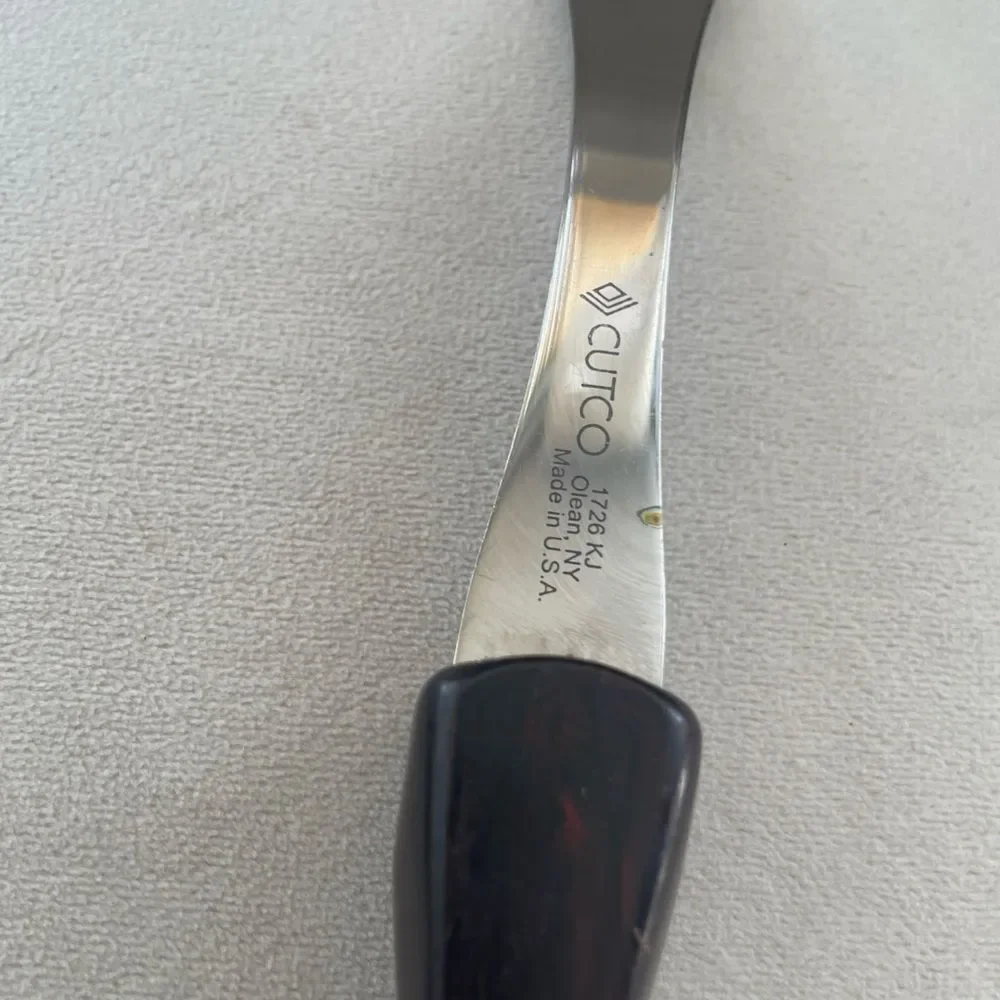 Cutco # 1726 KJ Fork & Mixing Large Serving Spoon 17 KH  Classic Dark Brown